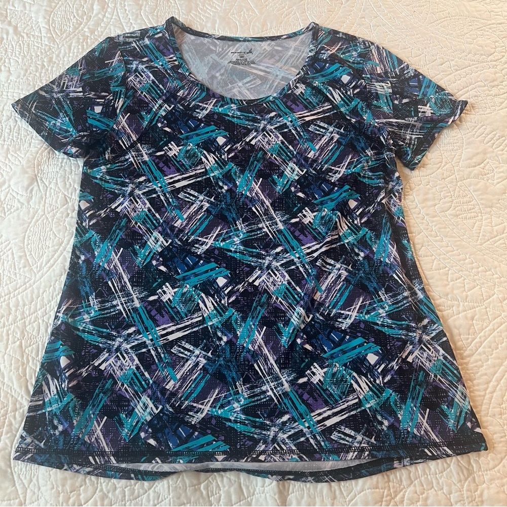 Exertek Woman’s Size PM Multicolored T-Shirt New without Tag